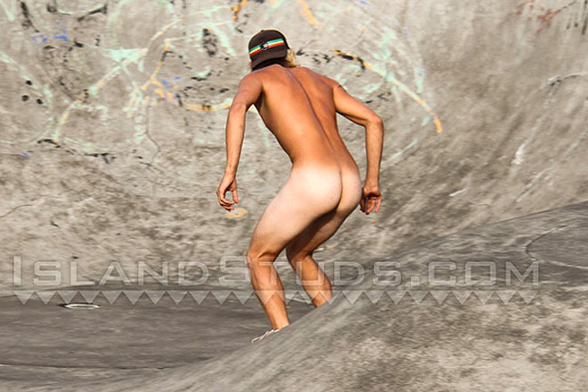 Uncut Nudist Skater Boy Image