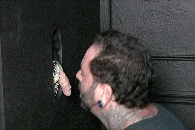 Hung College Guy's Gloryhole Image