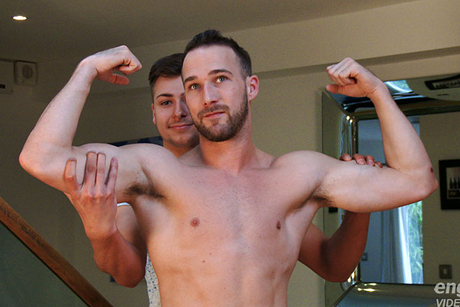 Straight Hunk & Pup Image